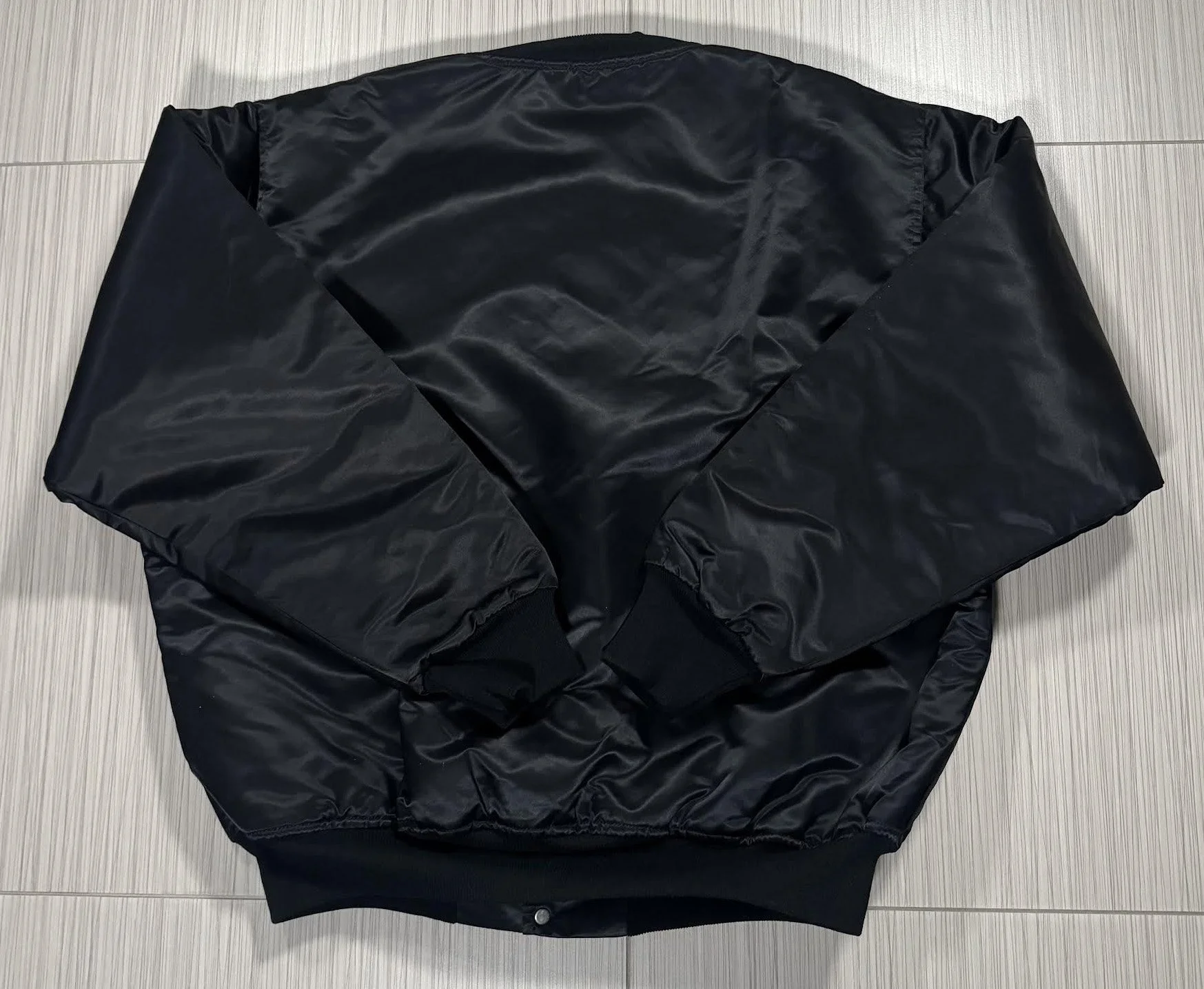 Vintage Game NYPD Motor Transport Division Satin Jacket (Size XL
